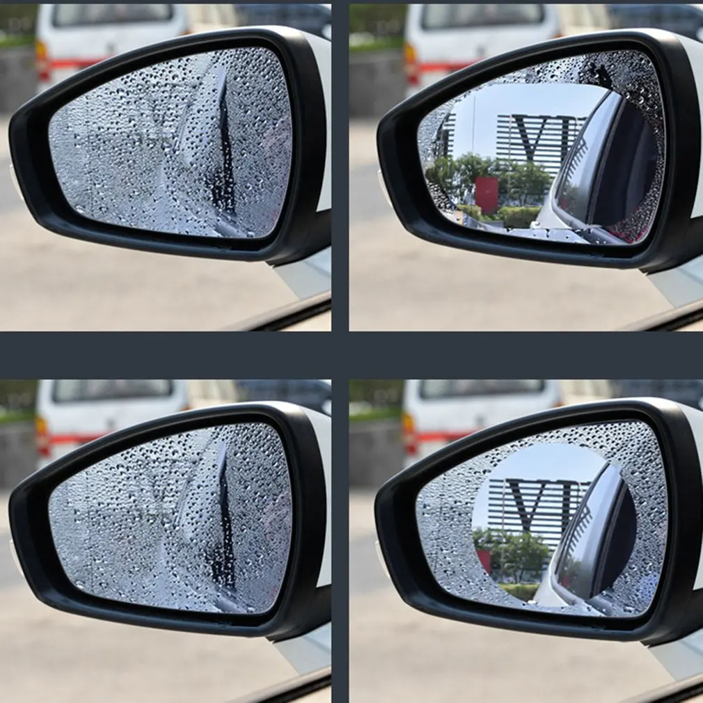 2019 Hot Car Rearview Mirror Rain Film Side Window Hd Flooding Reversing Full Screen Anti-fog Nano Waterproof | Автомобили и