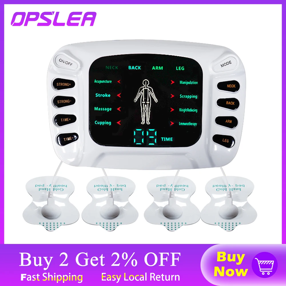 Цифровой электронный импульсный массаж тела для похудения расслабления мышц