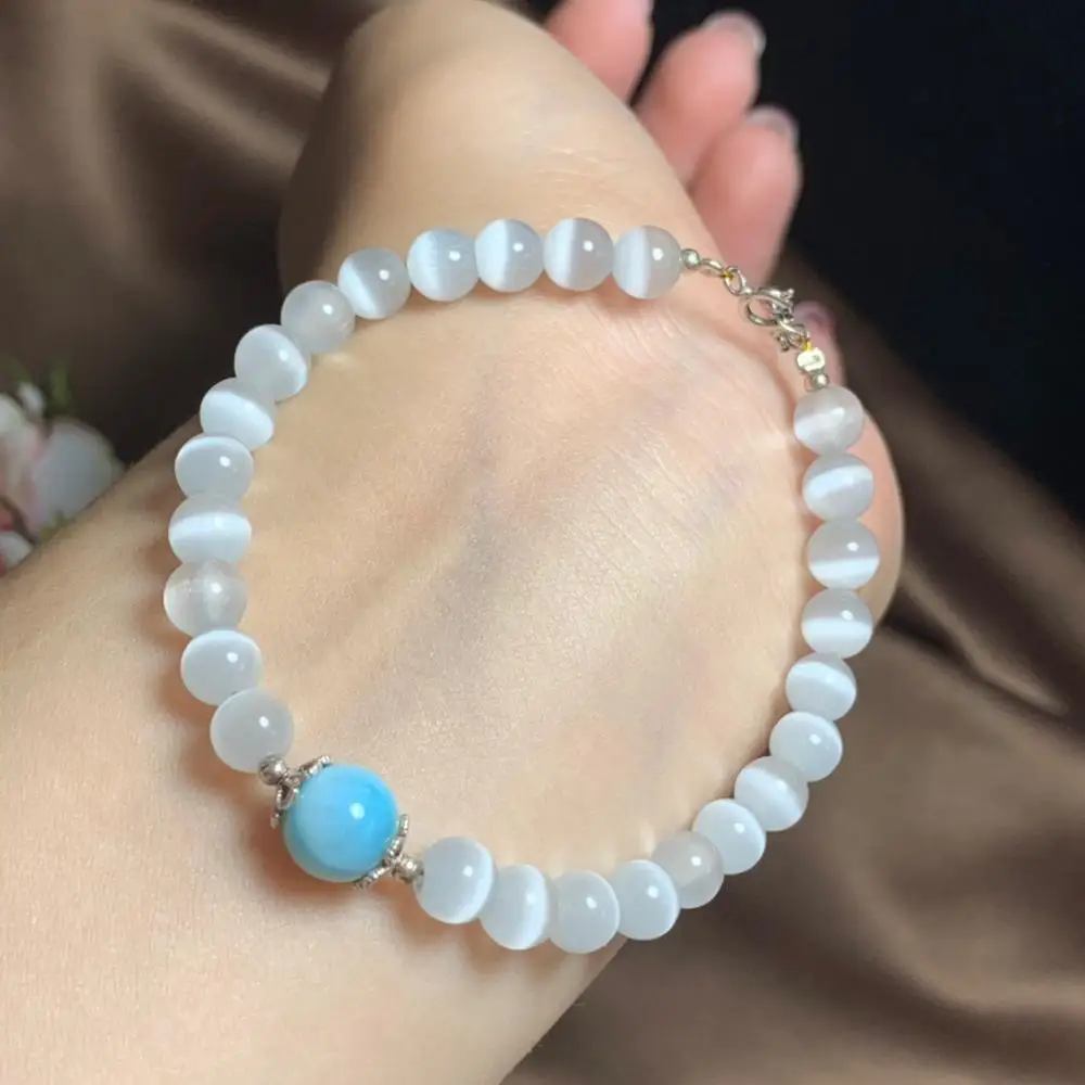 912 браслет из ларимара для мужчин хорошее ювелирное изделие 100% натуральный