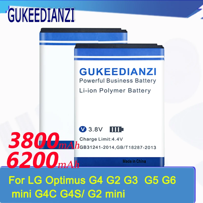 GUKEEDIANZI BL 53YH батарея для LG Optimus G2 G3 G4 G5 G6/мини G4C G4S/ мини 51YF 42D1F T32 сменный