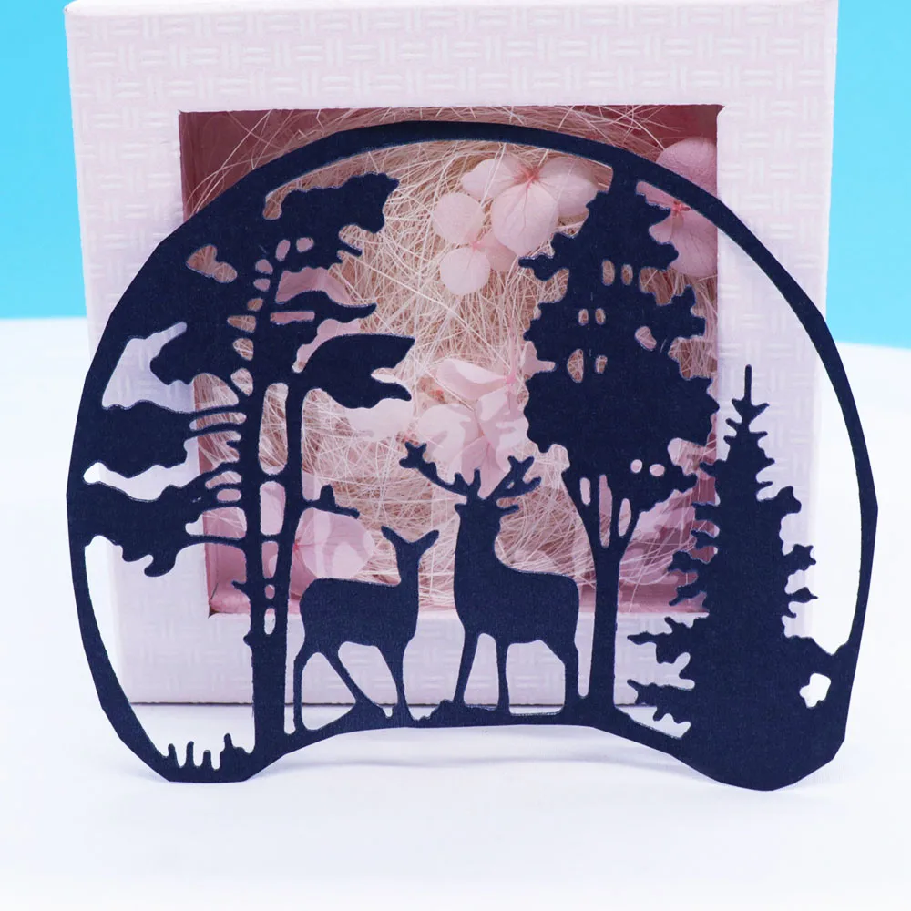 Новогодние металлические Вырубные штампы альбом для скрапбукинга