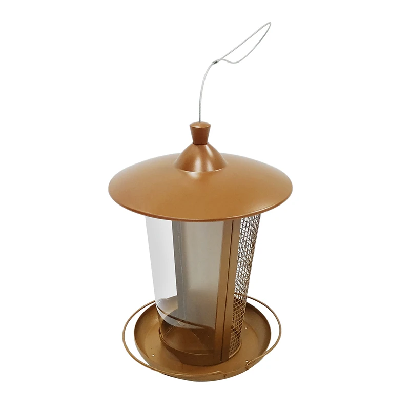 

Hot Bird Feeder 2 in 1 Wild Bird Feeders for Outside Metal Bird Feeder for Outdoor Hanging House Seed Feeder for Garden Yard D6