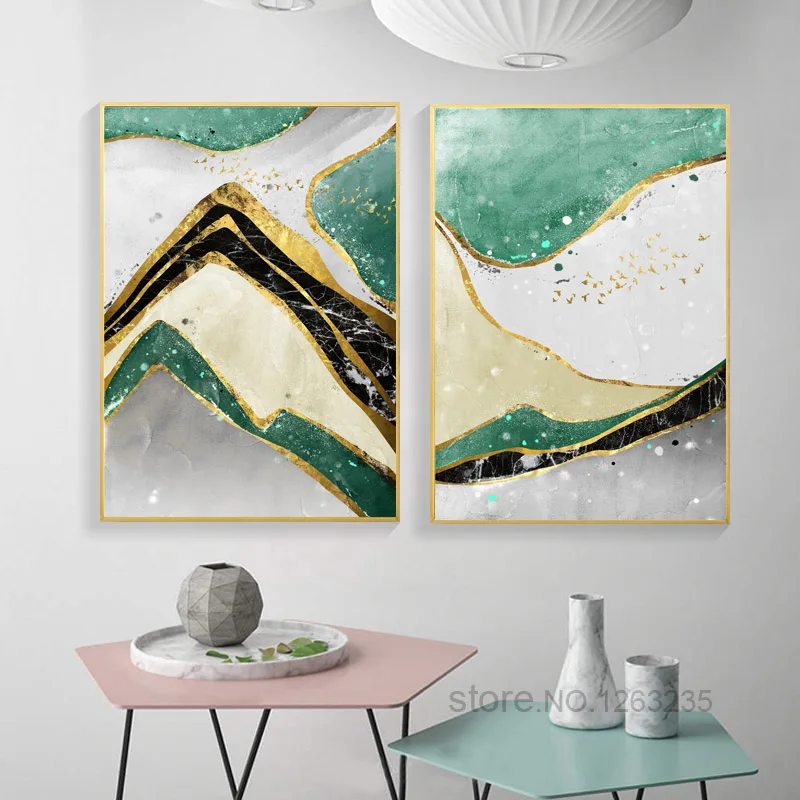 Картина из камня с геометрическим узором скандинавский постер агатом настенная
