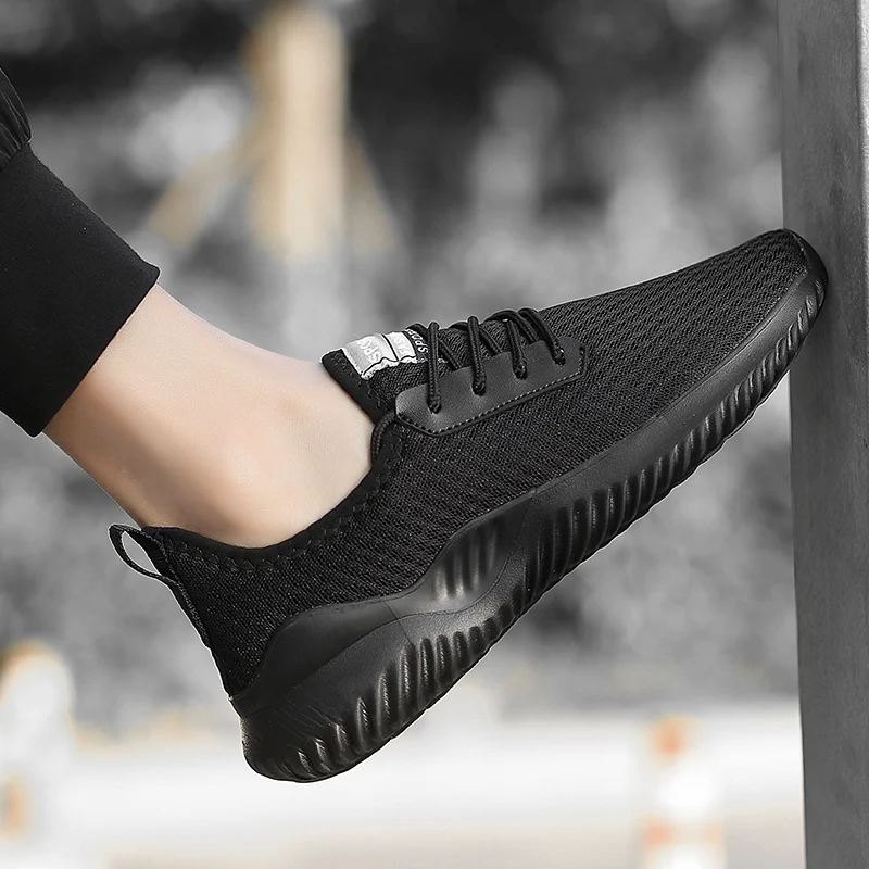 Мужская повседневная обувь светильник дышащая сетка кроссовки мода 2020 | Обувь