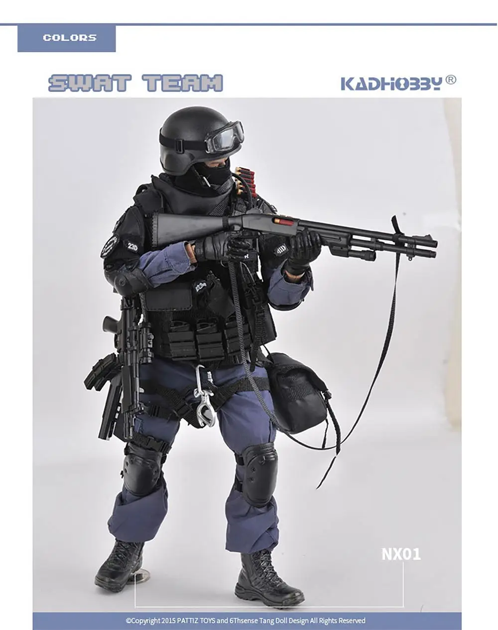PATTIZ High-end моделирование 1/6 масштаб военный Solider SWAT attack hand набор солдат модель фигурки сборные игрушки для детей