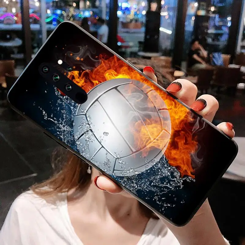 

Hot Volleyball Sprot Luxury Phone Case for Redmi Note 9 8 8T 8A 7 6 6A Go Pro Max Redmi 9 K20 K30