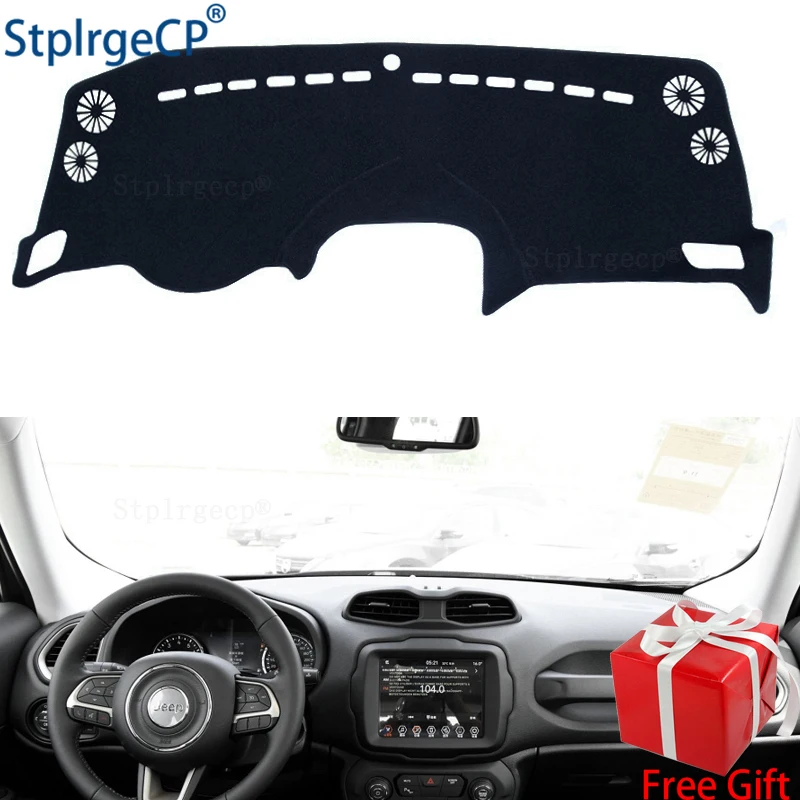 

for Jeep Renegade 2014~2019 BU dashboard mat Protective pad Shade Cushion Pad interior sticker accessories