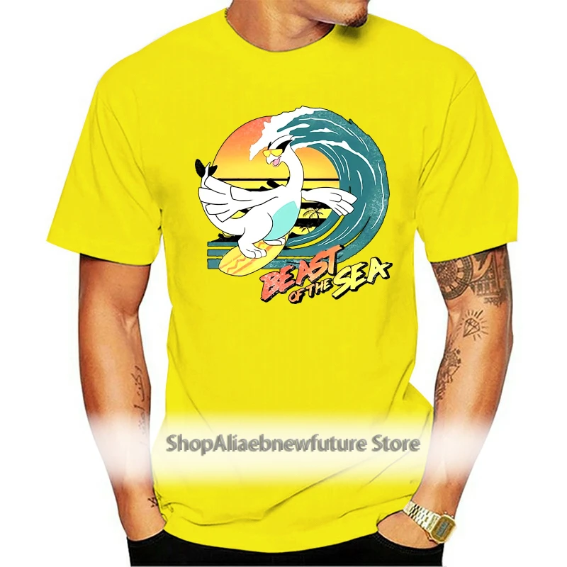 

100% Cotton O-neck Custom Printed Tshirt Men T Shirt Beast Of The Sea - Lugia Women T-Shirt