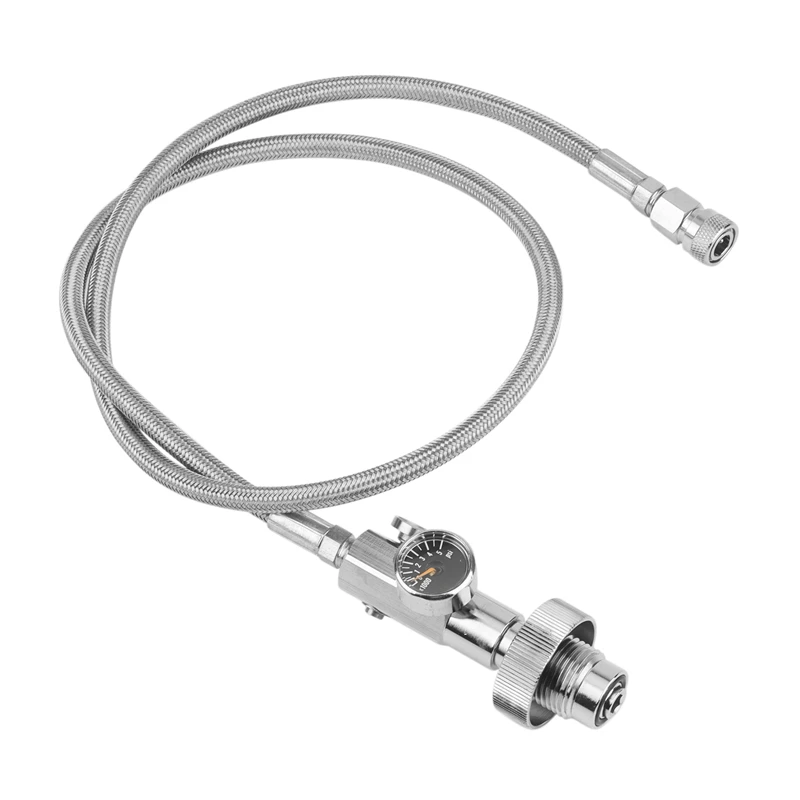 4500 PSI PCP Diving-G5/8 Male Thread to 8mm Disconnect-Stainless Steel DIN Adapter Charging System with 36 Inch Hose | Спорт и