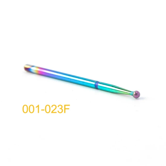 001-023F Diamond Cuticle Nail Drill Bits Milling Cutters Burr Files Manicure Pedicure Polish Removing Gel Electric Machine Tools TR1514-1 - Цвет: 001-023F