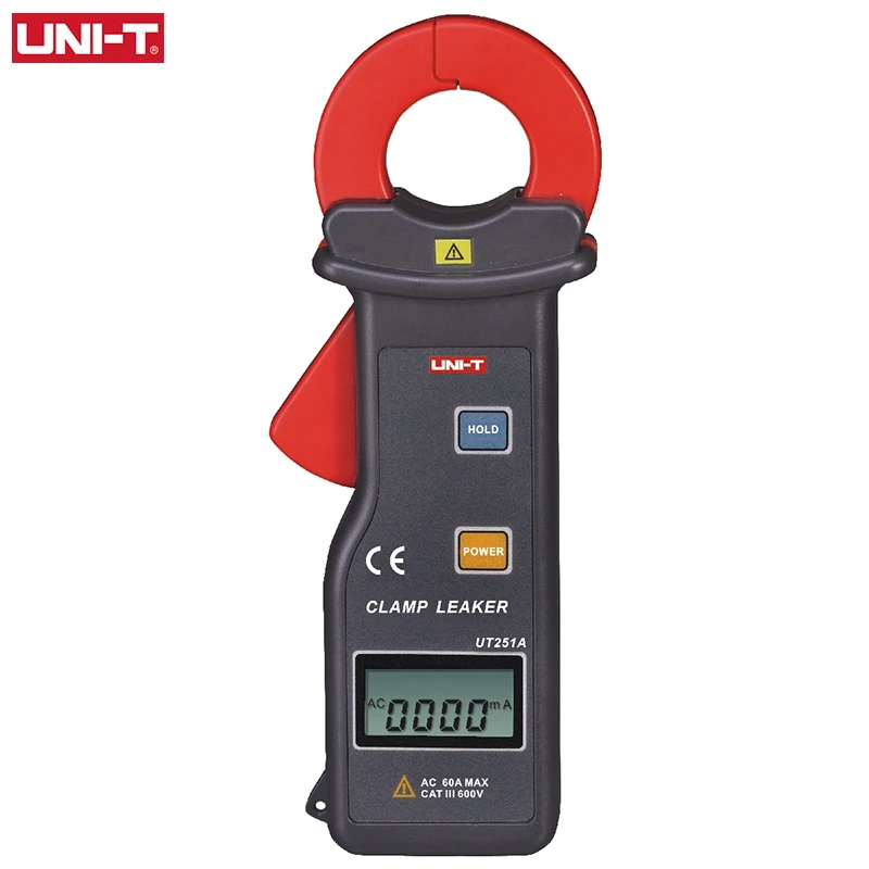 UNI T UT251A UT251C измеритель тока утечки 4 значный ЖК цифровой дисплей 10000 отсчетов