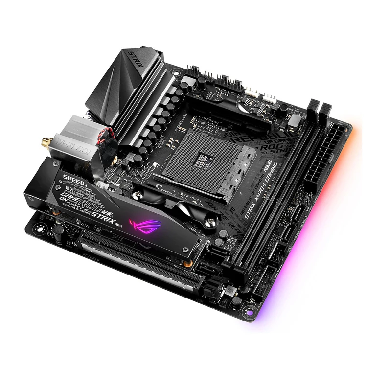 

ASUS ROG STRIX X470-I GAMING AMD AM4 Socket Support Ryzen 2 2nd 1st Generation Athlon X4 Processors Mini ITX Motherboard