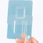 Двусторонние самоклеящиеся настенные крючки, вешалка, Прочные прозрачные крючки на присоске, настенные кухонный держатель для хранения для ванной комнаты