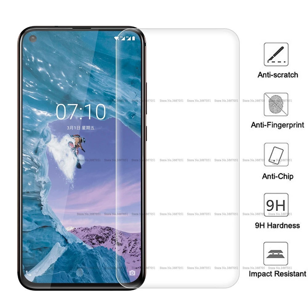 Закаленное стекло премиум класса 9H для Nokia 1 6 7 8 5 Plus X3 X5 X6 X7 X8 9 X71 Защита экрана