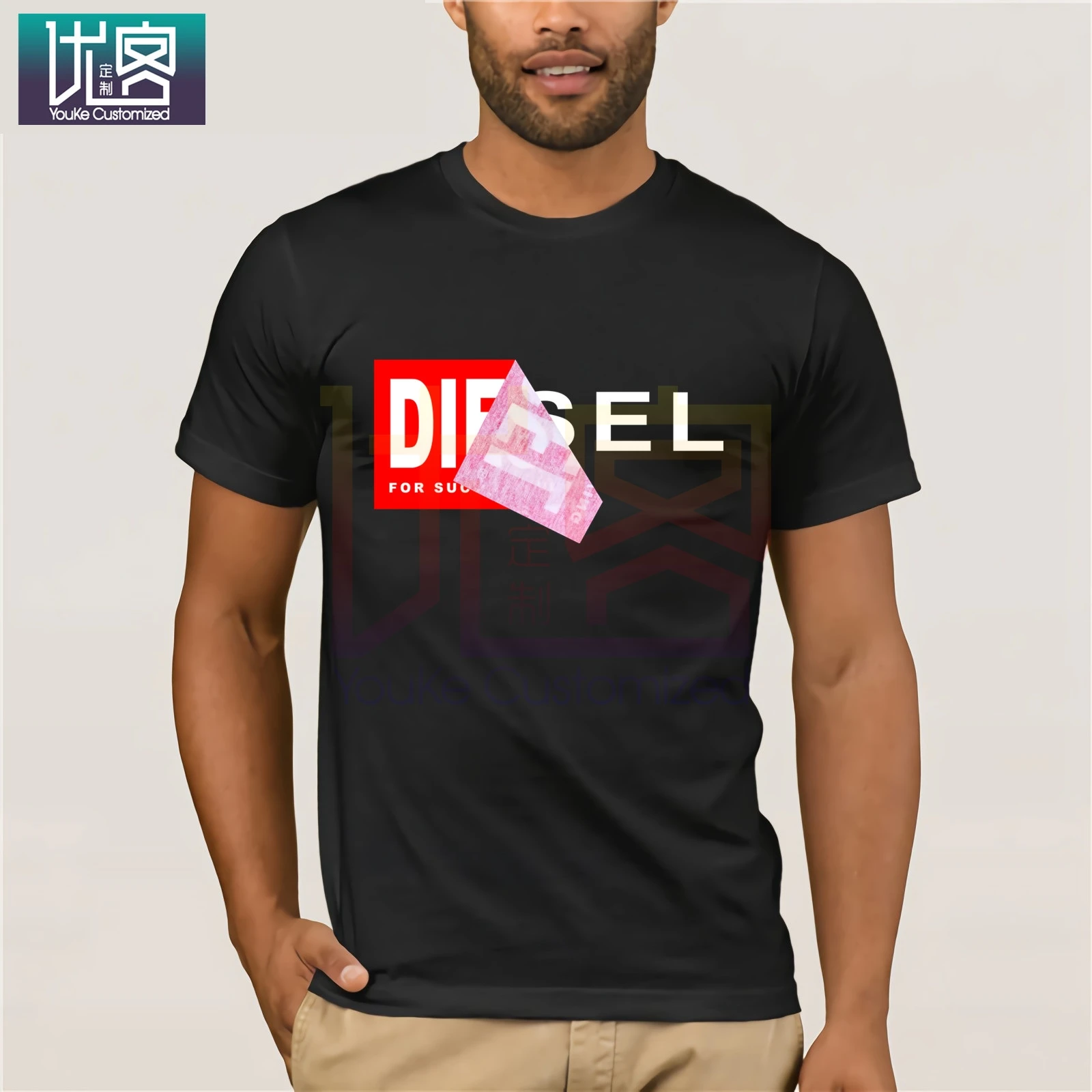 Футболка Diesel T Diego QA классический стиль футболка winner tee Мужская брендовая одежда