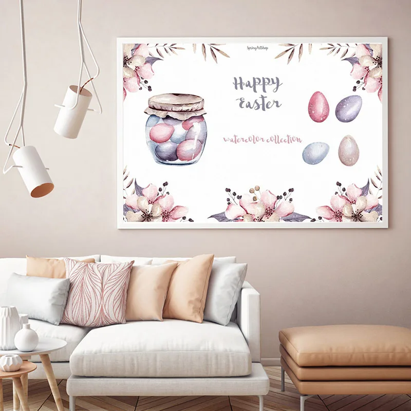 

5D DIY Easter Egg Diamond Painting Cross Stitch Full Square Round Drill Embroidery Colorful Handmade Home Room Wall Decor Craft