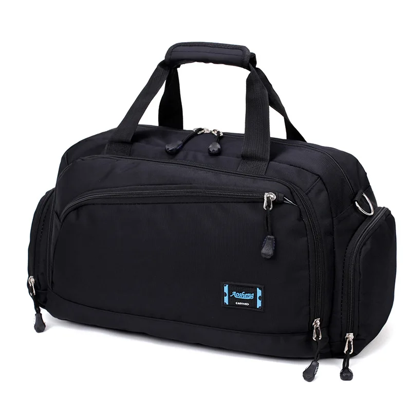 

Gym Bags Men Sports Fitness Pack Cylinder One Shoulder Sport Bag Women's Handbags Travel Bags Nylon Waterproof Handbag Package
