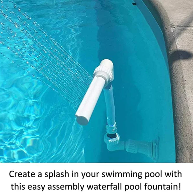 

Waterfall Pool Fountain Spray Pool Fountain Fits Water Fun Sprinklers Pool Decor For Swimming Pool LB88