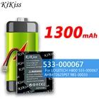 Аккумулятор KiKiss 1300 мА  ч, для наушников, для LOGITECH H800 533-000067, AHB472625PST 981-000337