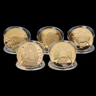 2021 Новый год монета Двенадцать Знак зодиака бык Юбилейные монеты для сбора подарок украшение дома