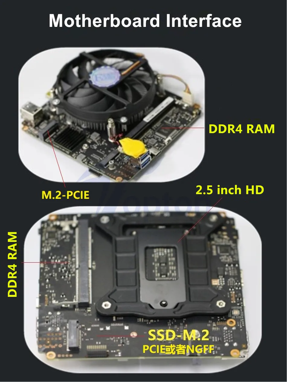 Topton игровой компьютер Intel i7 8750H8850H/i5-8300H/E3 1505 м 6 ядер 12 потоков 12 м кэш Nvme M.2 Nuc Мини ПК Win10 Pro AC WiFi