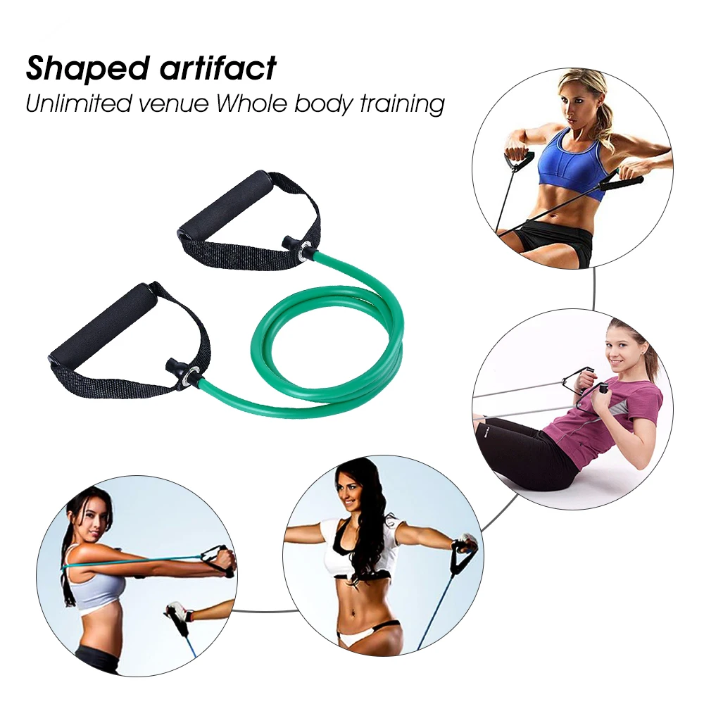 Эластичная эластичная лента для йоги 120 см Спортивная трубка занятий фитнесом