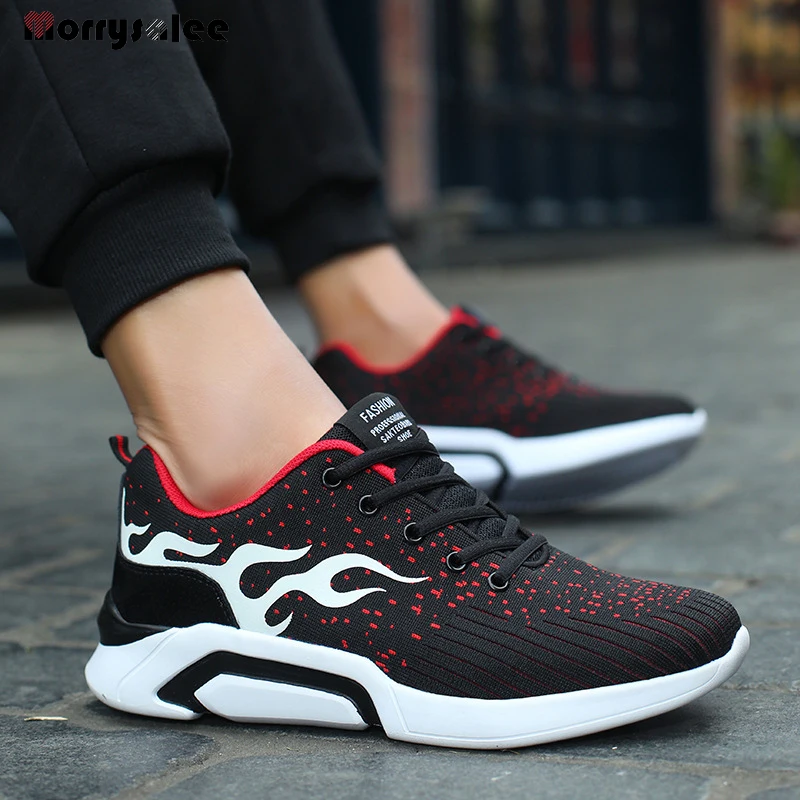 Мужская Спортивная обувь сетчатая беговая Обувь Дышащая для досуга летящая