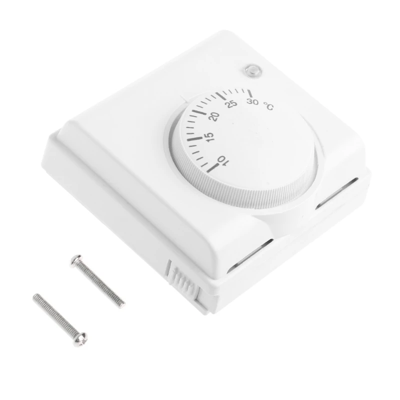 

220V 6A Mechanical Room Thermostat Temperature Controller Air Condition and Floor Gas Boiler Heating