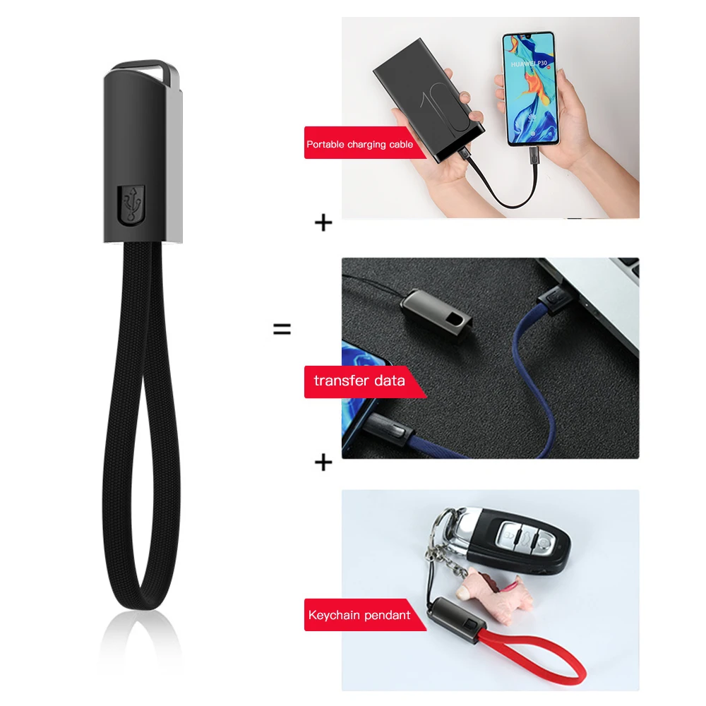 Android телефон планшет зарядный кабель маленький Переносной Микро-Тип USB usb-c C