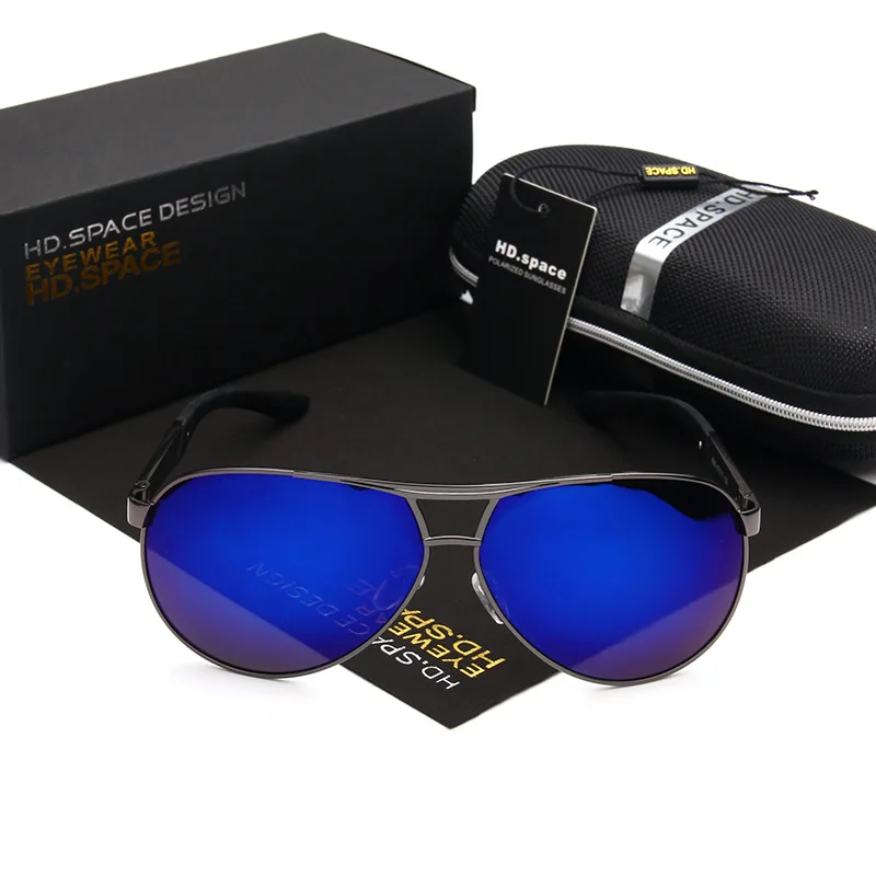 Поляризованные солнцезащитные очки HDclear для мужчин вождения рыбалки пилота UV400
