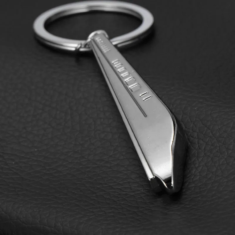 

Silver Metal Keyfob 3D Car Locomotive Train Head Keyring Keychain Key Chain Ring