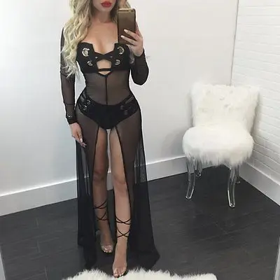 Женский купальник-бикини в стиле бохо Сетчатое пляжное вязаное крючком платье из