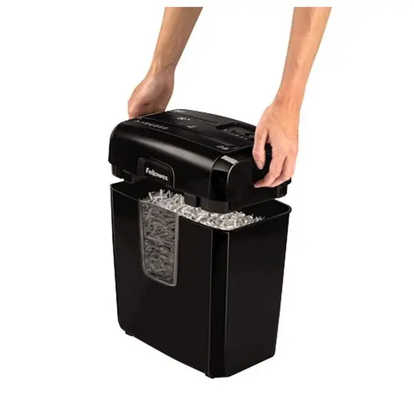 Измельчитель бумаги microcut Fellowes 8Cd 14 л 4x35 мм черный | Компьютеры и офис