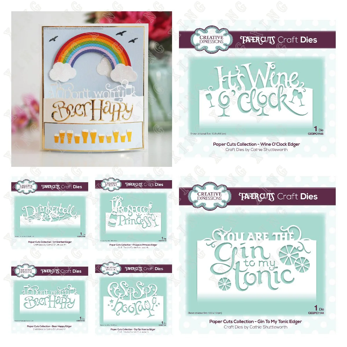 

Beer Happy O’Clock Tonic Princess Drinkerbell Hooray New Metal Cutting Dies Diy Scrapbook Diary Decoration Embossing Template