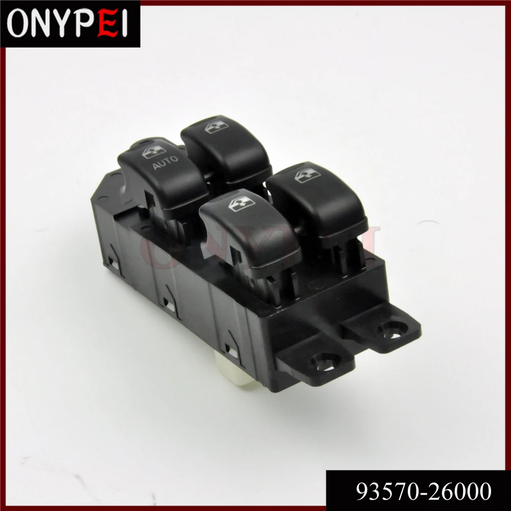 93570-26000 главный переключатель левого стекла для Hyundai Santa Fe 2 4 7 2001-2002 9357026000 |