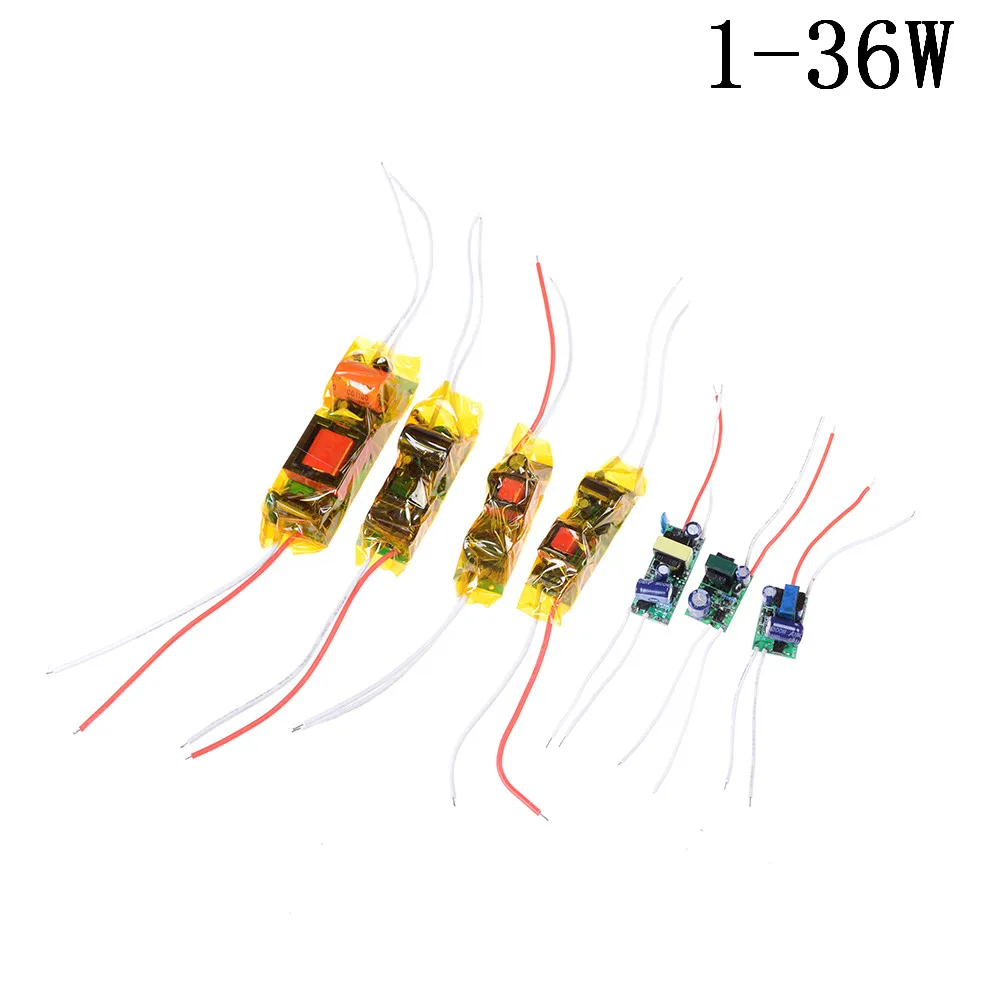 

1-36W LED Lamps Driver Input AC100-265V Power Supply Built-in Constant Current Lighting Transformers For DIY LED