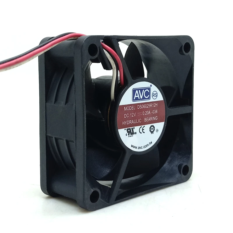 Вентилятор питания для корпуса процессора AVC 6025 12 В DS06025R12H 6 см бесшумный