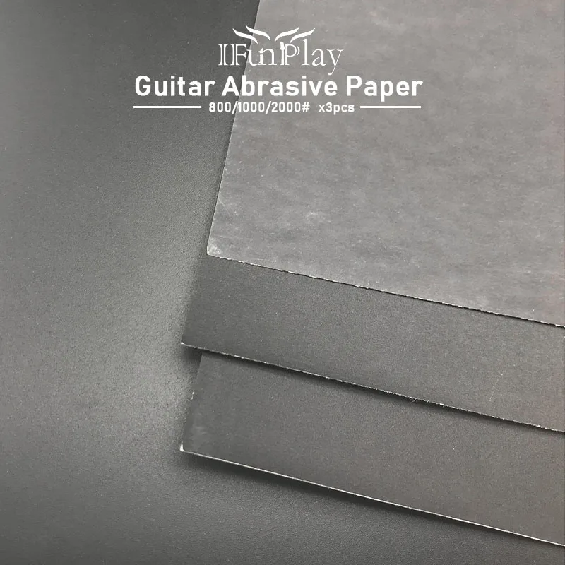 3 шт. гитарные мост гайка и седло песок Бумага матовый воды шлифовальный
