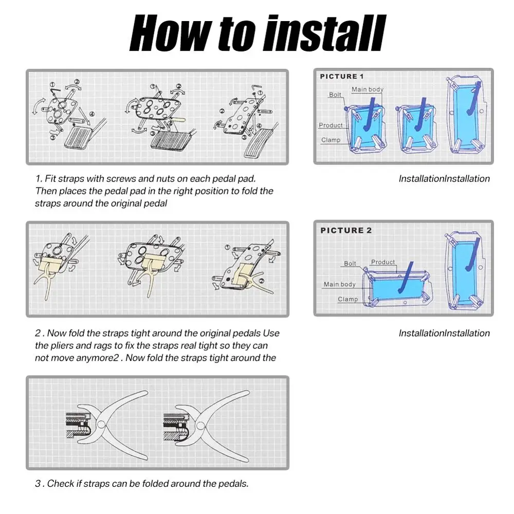 Нескользящая накладка на автомобильную педаль с ручной автоматической коробкой