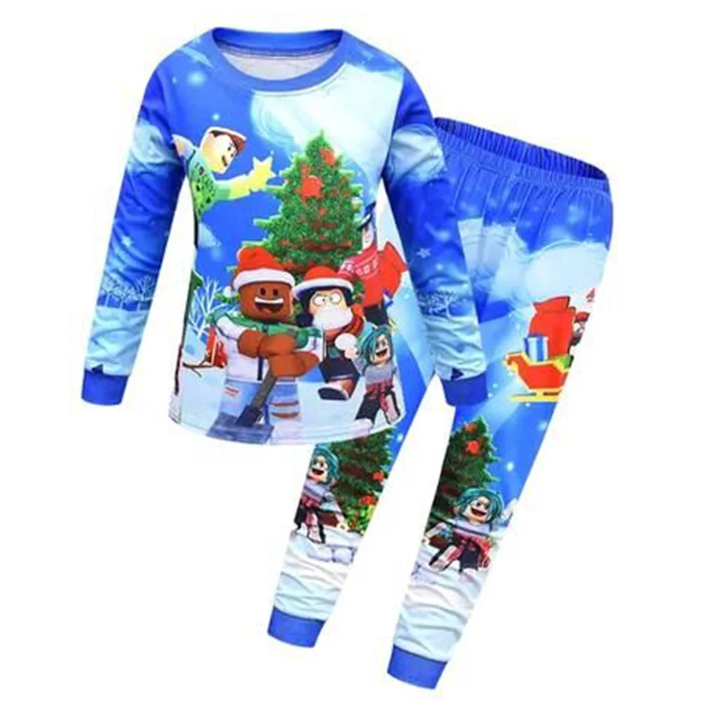 

Christmas Gift Kids Pajamas Set Children‘s Clothing Sets Boys Sleepwear Clothes Baby Girls Cartoon Pijamas Spring Autumn Pyjamas