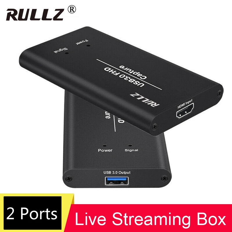 4K 1080P 60 HDMI к USB 3 0 коробка для видеозахвата PS4 Wii Xbox Phone TV STB игровая записывающая