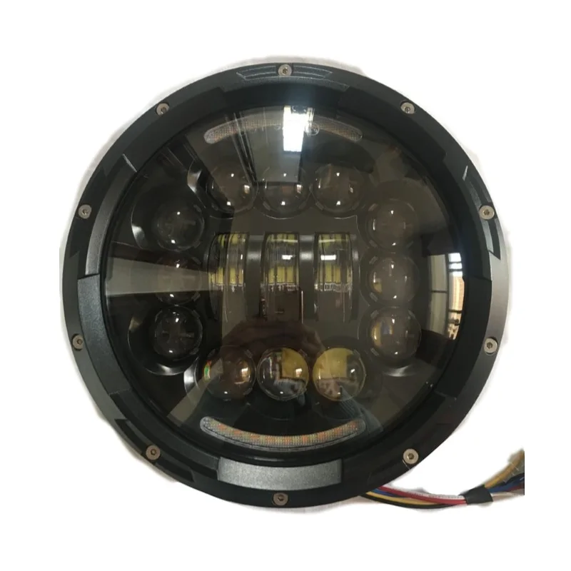 Комплект из 2 предметов 7 &quot90 Вт светодиодный фары с DRL Янтарный указатель