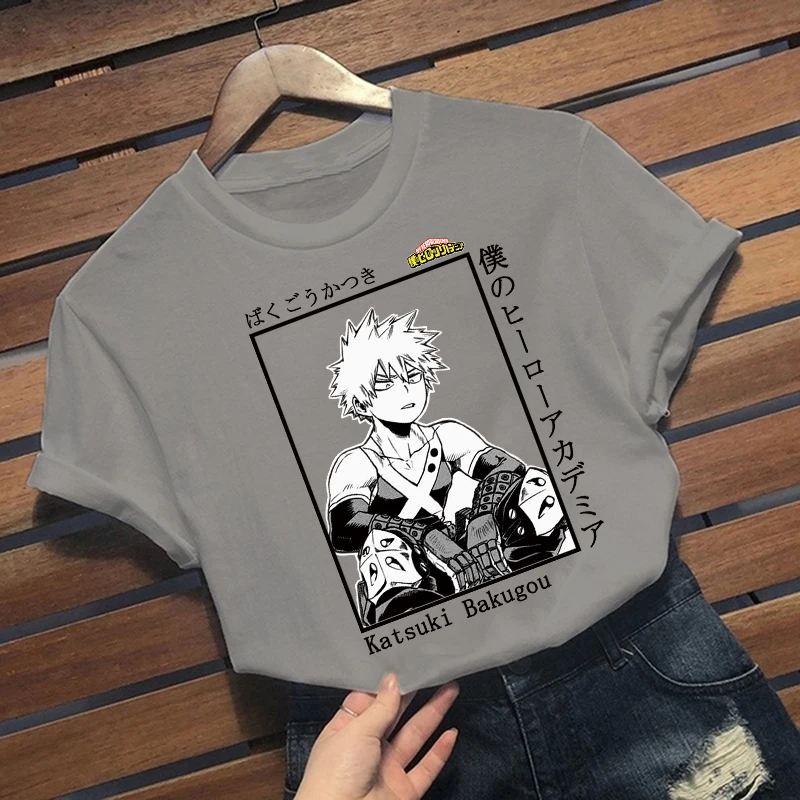 

Summer Hot T-Shirt Anime Men and Women No Hero Academia O-Neck T-Shirt Casual Funny Shirt