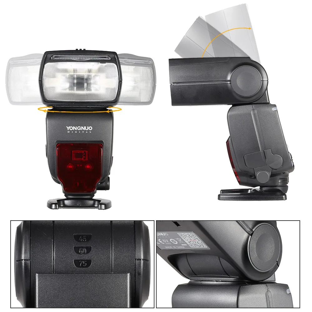 Беспроводная вспышка YONGNUO YN660 2 4 ггц GN66 Master Slave flash Speedlite для DSLR-камер | Электроника