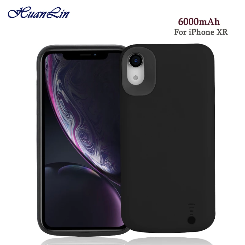Высокое качество 6000 mah Внешнее зарядное устройство для iPhone XR Power Bank Pack зарядный