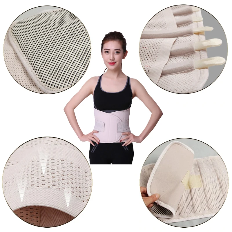 Plus Size XXL Lower Back Support Brace Male Waist Posture Corrector Female Belt Prevent Slouching | Спорт и развлечения