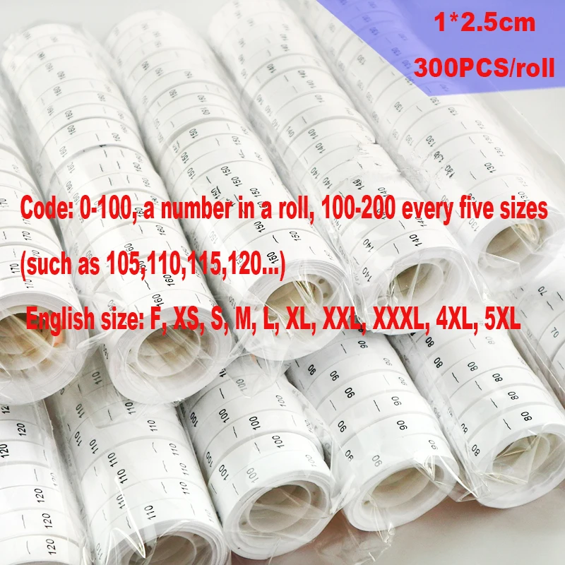Бесплатная доставка ярлык для детской одежды размеров с белыми черными буквами