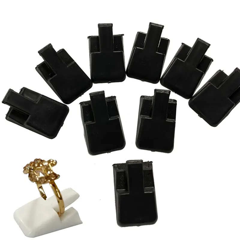 

Stylish Ring Display Stand Simple Practical Plastic Display Stand Unique Convenient Props Solid Color Ring Holder Jewelry Stand