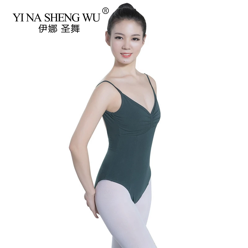 Балетная Одежда для взрослых балетные трико женщин черные тренировочные костюмы