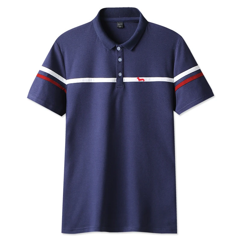 2020 Polo Shirts Men High Quality Cotton Short Sleeve Business Casual Solid Summer Sport Jerseys Golf Tennis Black | Мужская одежда